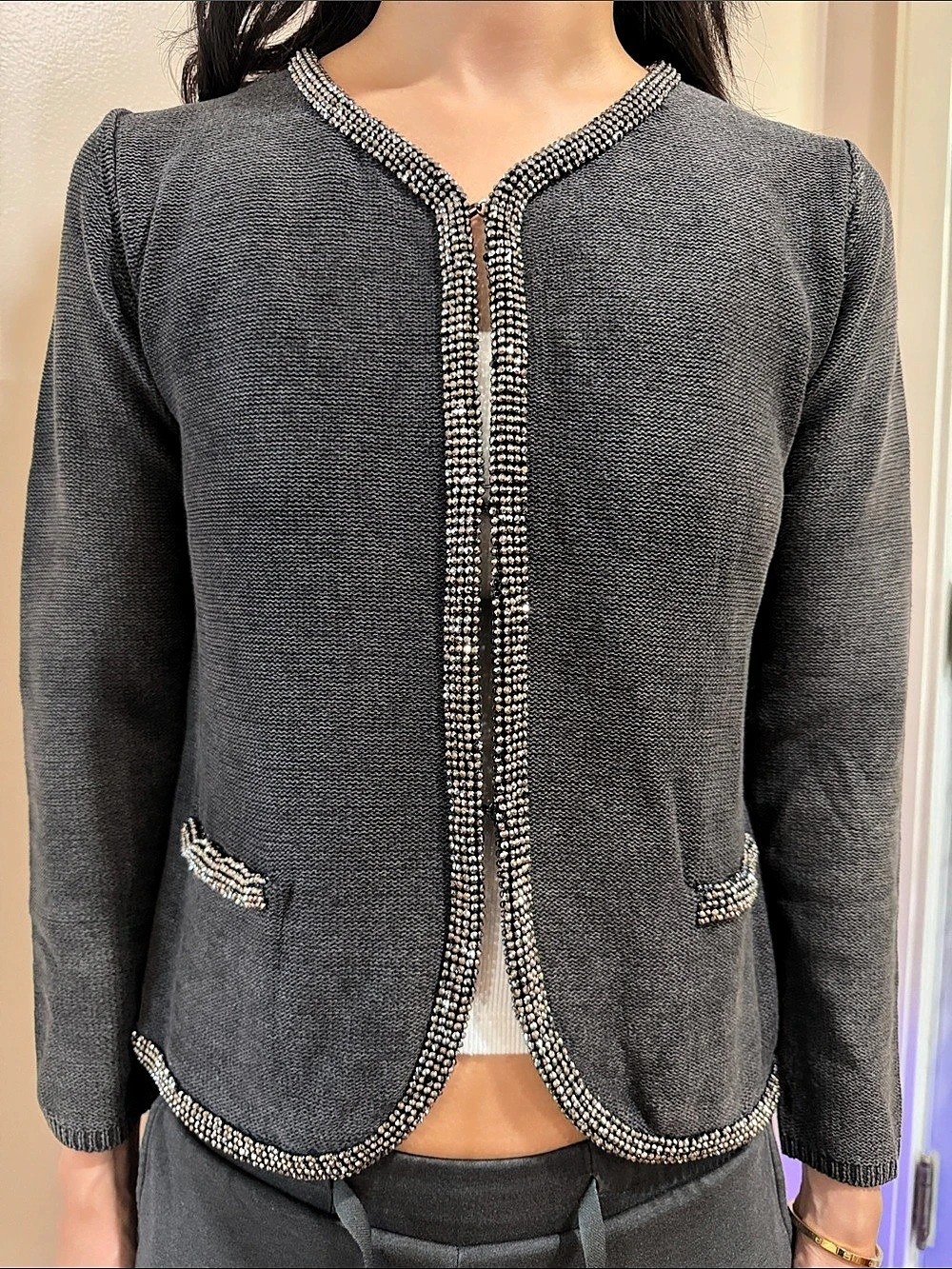 Brand new sparkly Maje Top